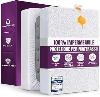 Waterproof Mattress Protector 63 x 200 cm, Height 30 cm