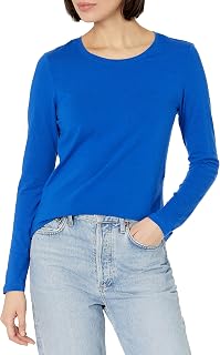 Amazon Essentials Women's Classic Fit Long Sleeve Crew Neck T-Shirt (Available in Plus Size)