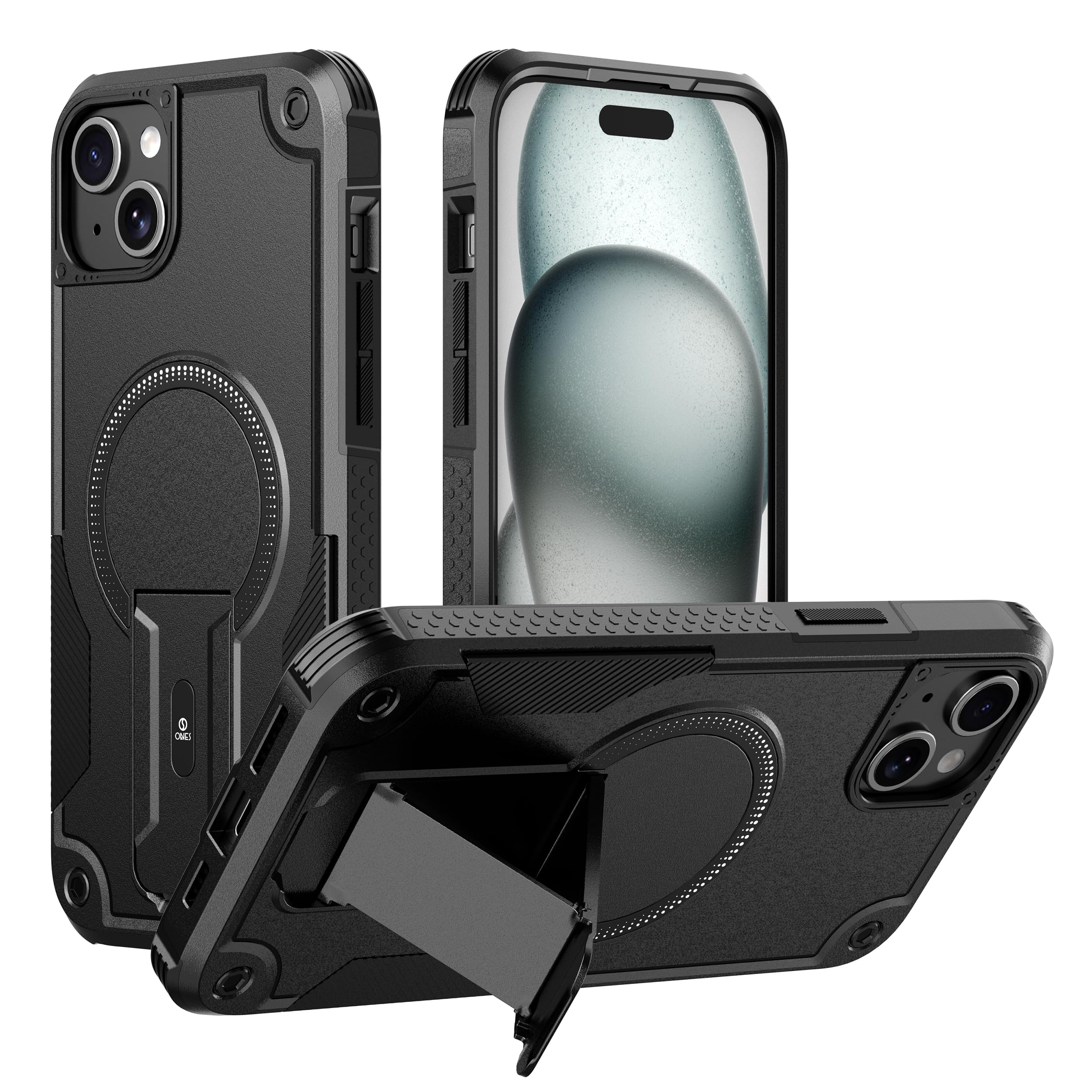 ONES Funda iPhone 15, Protección MIL Anticaída, Doble Capa Rígida-Flexible, Amor