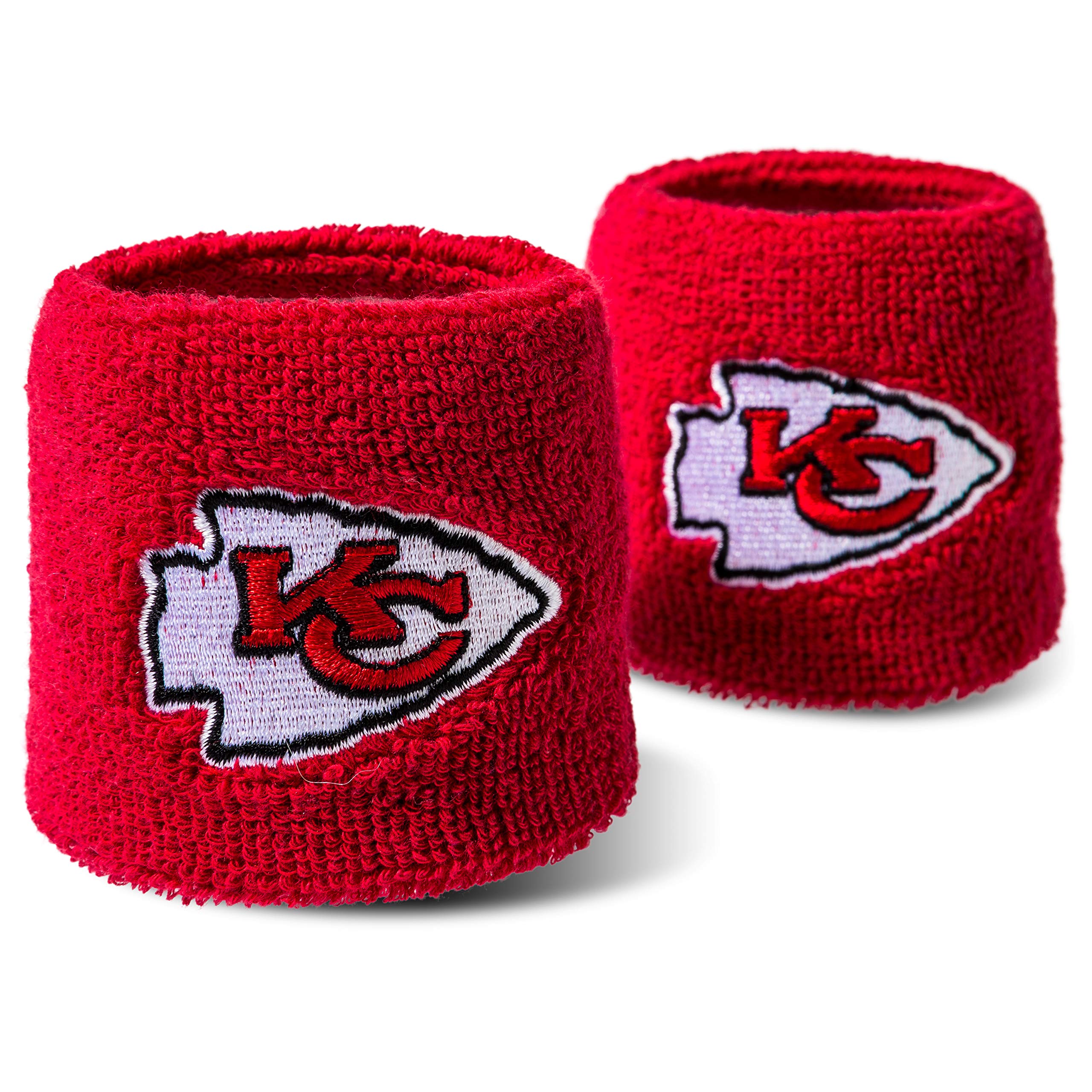Franklin Sports NFL Team Logo Wristbands - Pair of Youth Wristbands for Costumes