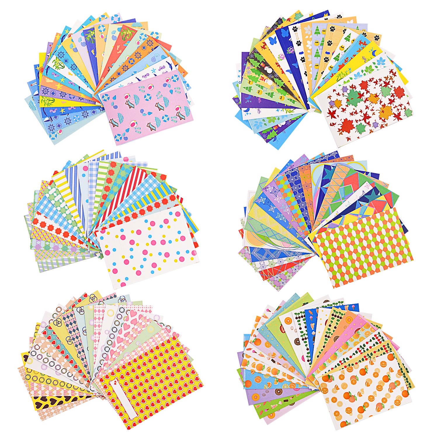 Sunmns 120 Sheets Colorful Frame Stickers for Instax Mini Films | Compatible wit