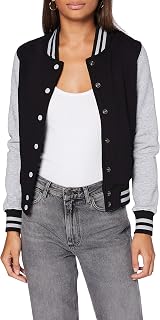 Build Your Brand Ladies Sweatshirt College Jacket Varsity Women's Jacket