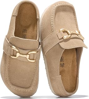 Project Cloud Scarpe da donna in vera pelle, mocassini leggeri da donna con memory foam e soletta in pelle