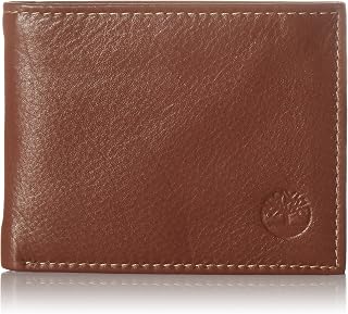 Timberland Men's Wellington RFID Leather Bifold Wallet Trifold Wallet Hybrid, One Size