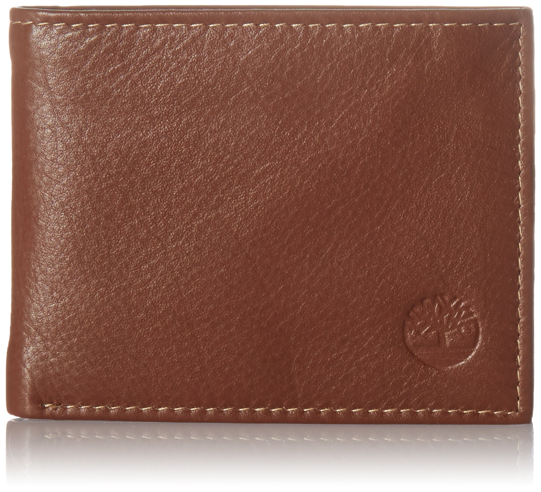 Timberland Men's Wellington RFID Leather Bifold Wallet Trifold Wallet Hybrid, On