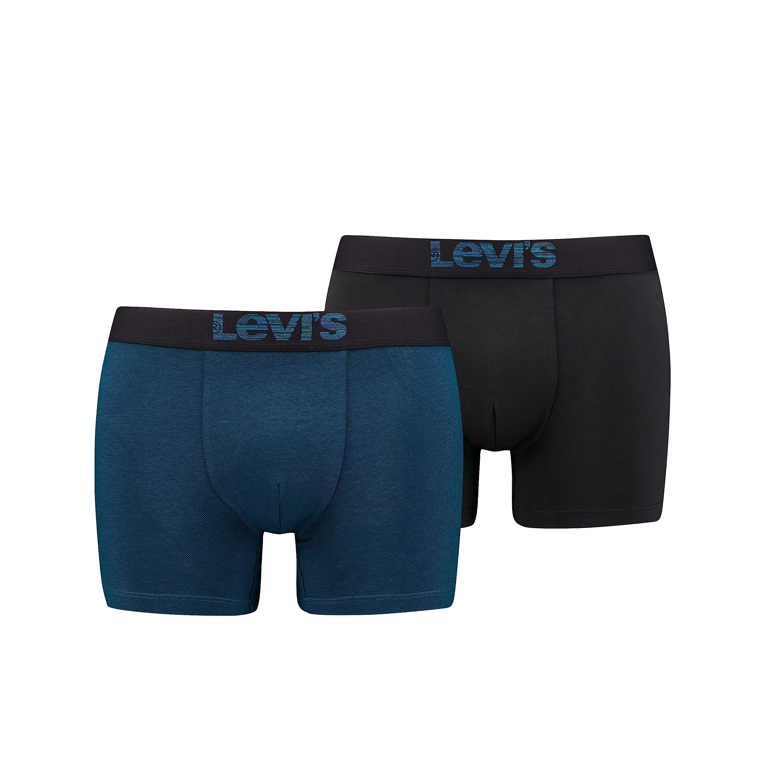 Levi's Men's Animal Ikat Boxer Briefs Retro Shorts (Pack of 2)