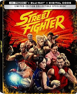 Street Fighter Select Your Champion (Amazon Exclusive Steelbook) [4K UHD + Blu-Ray + Digital Copy]