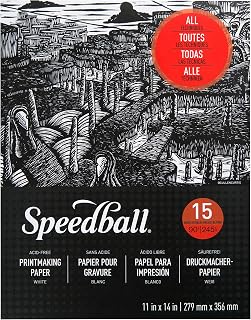 Speedball Printmaking Paper Pad 11x14, 15 Sheets