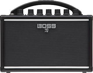 BOSS Katana Compact 7-Watt Guitar Amplifier, Black (KTN-MINI) | Compact battery powered amps with rich, full sound, perfect anywhere