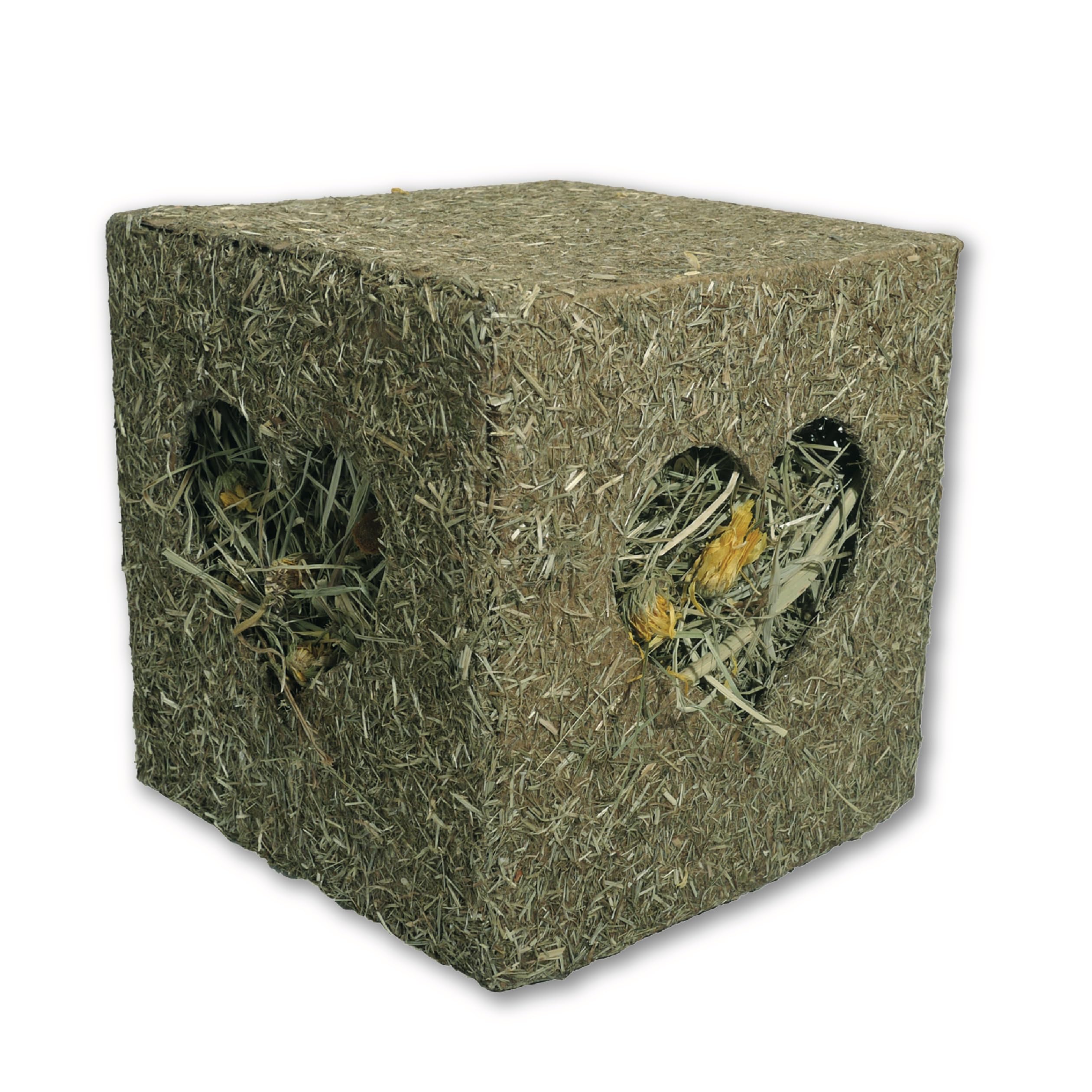 Rosewood Naturals I Love Hay Forage Cube, Small Animal Treat and Gnaw Toy for Ra