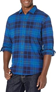 Amazon Essentials Men's Long-Sleeve Flannel Shirt