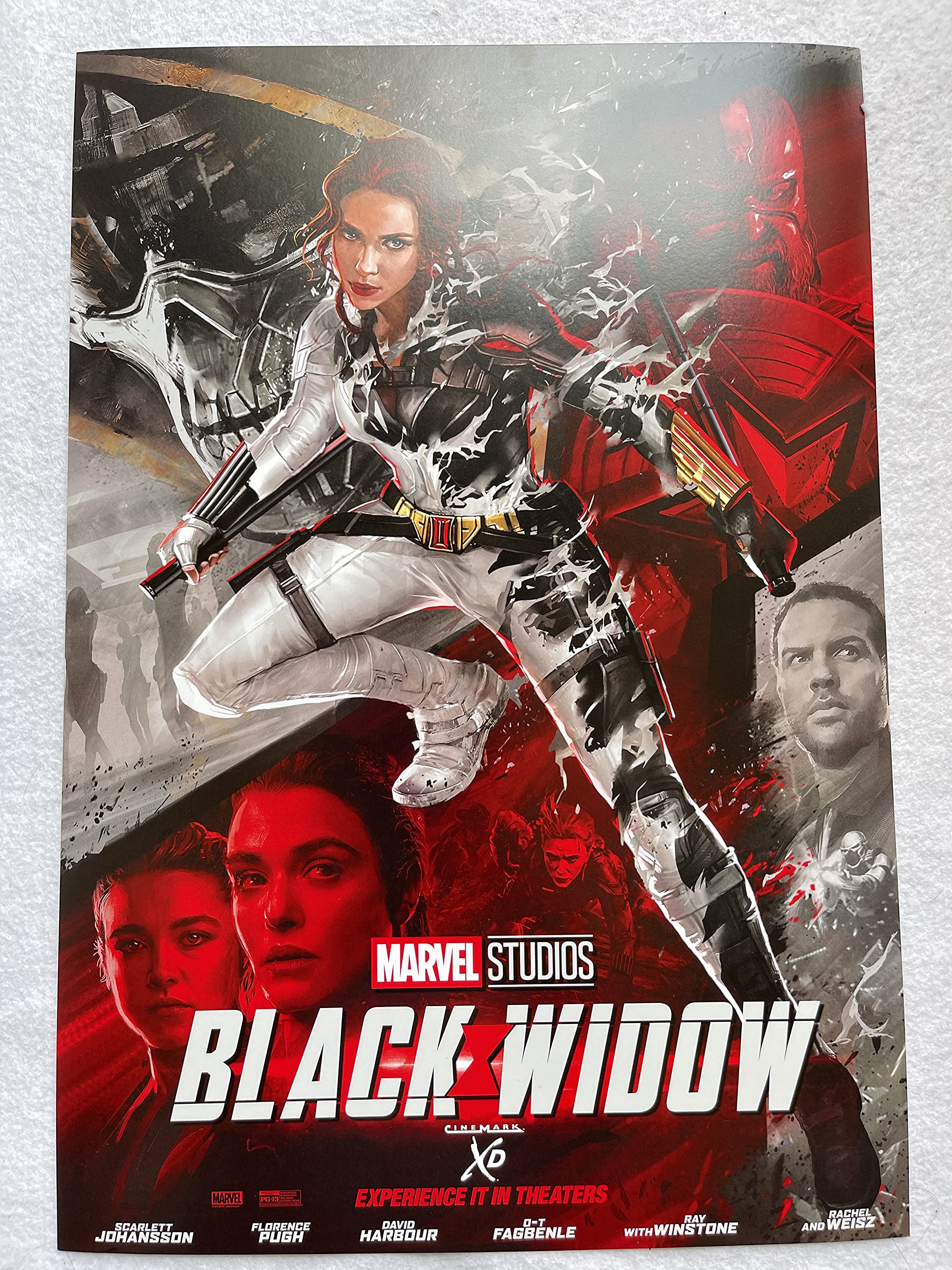 Marvel's BLACK WIDOW - 13"x19" Original Promo Movie Poster Cinemark 2021 XD