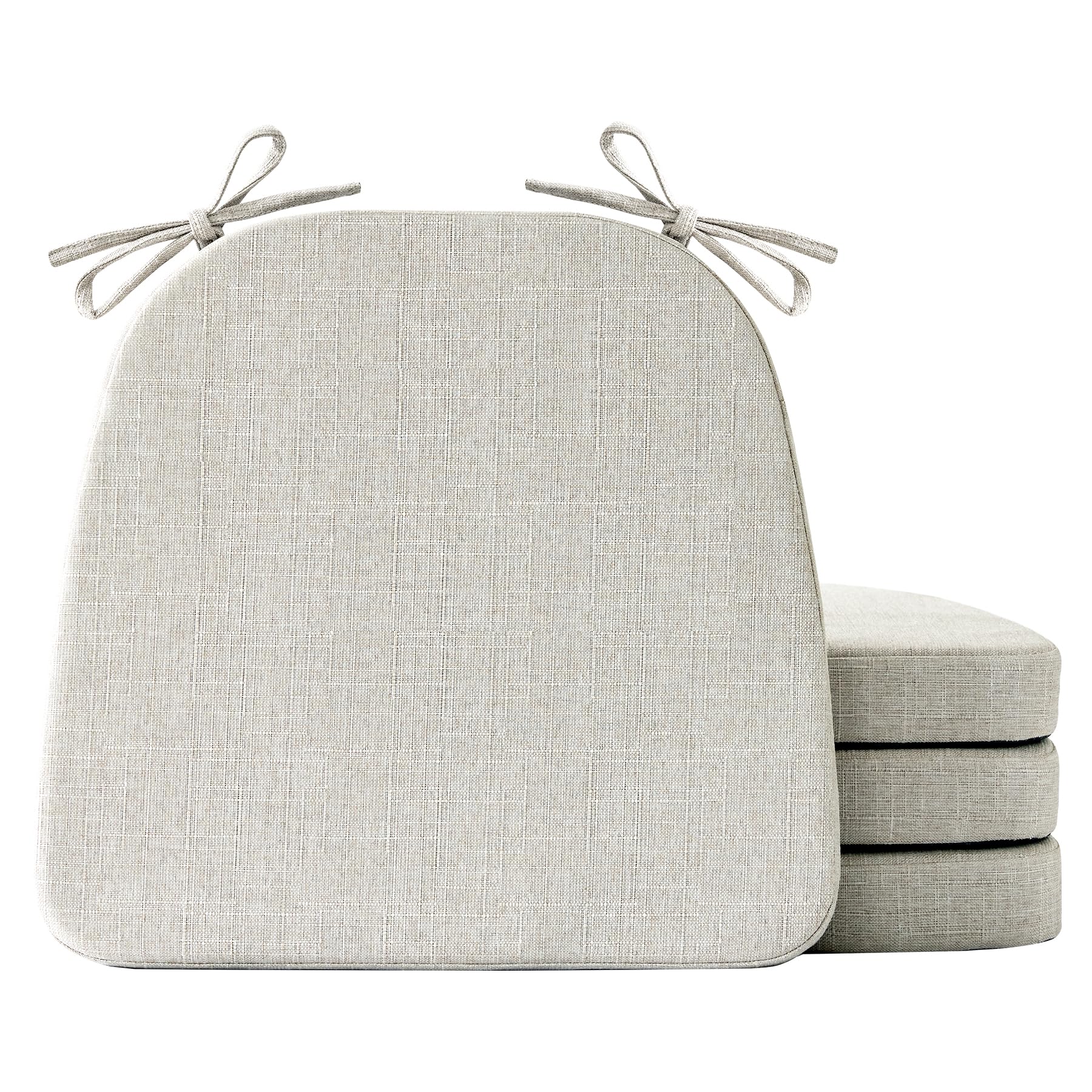 IASEAHK Chair Cushions for Dining Chairs Set of 4, Non Slip Kitchen Chair Pads, 