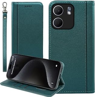Oppo A5x Case, Flip Type [ Cobeimisr Card Case Included] Oppo A5x Book Style oppoA5x SIM-Free Strap Case CPH2725 Fits Oppo OppoCPH2725 Mobile Cover with Strap Shockproof Fits CASE Magnet Strap Card