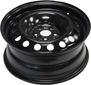 Dorman 939-174 16 x 6.5 in. Steel Wheel | Fits Select Pontiac / Toyota Models, Black