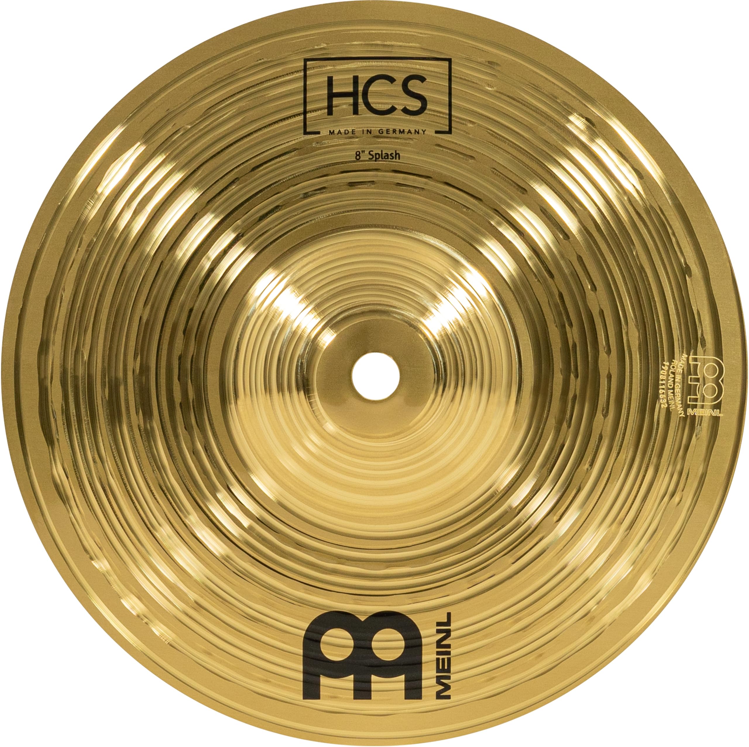Meinl Cymbals Splash Cymbal for Drums, 8" HCS — MADE IN GERMANY | Durable Brass 