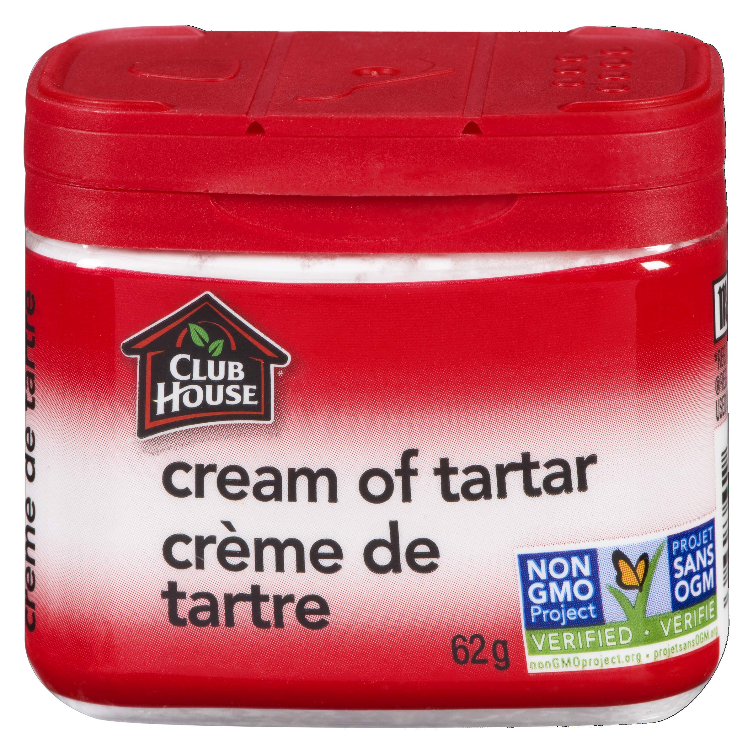 Club House Herbs & Spices, Cream of Tartar, 62 g | Distinctive Cream of Tartar F