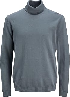 JACK & JONES Male Turtleneck Pullover Plain Turtleneck Sweater