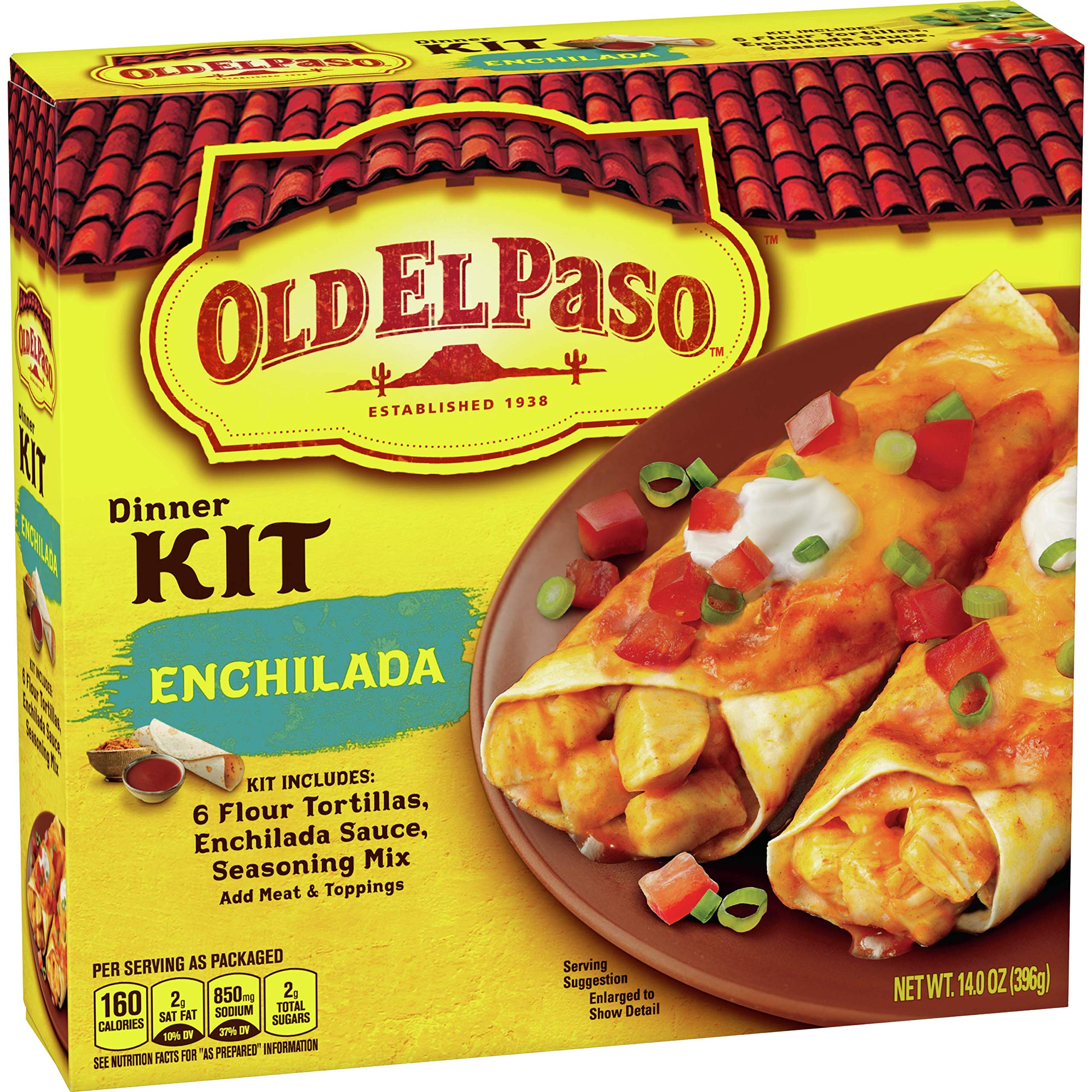 Old El Paso Enchilada Dinner Kit 14 oz Box (pack of 6)