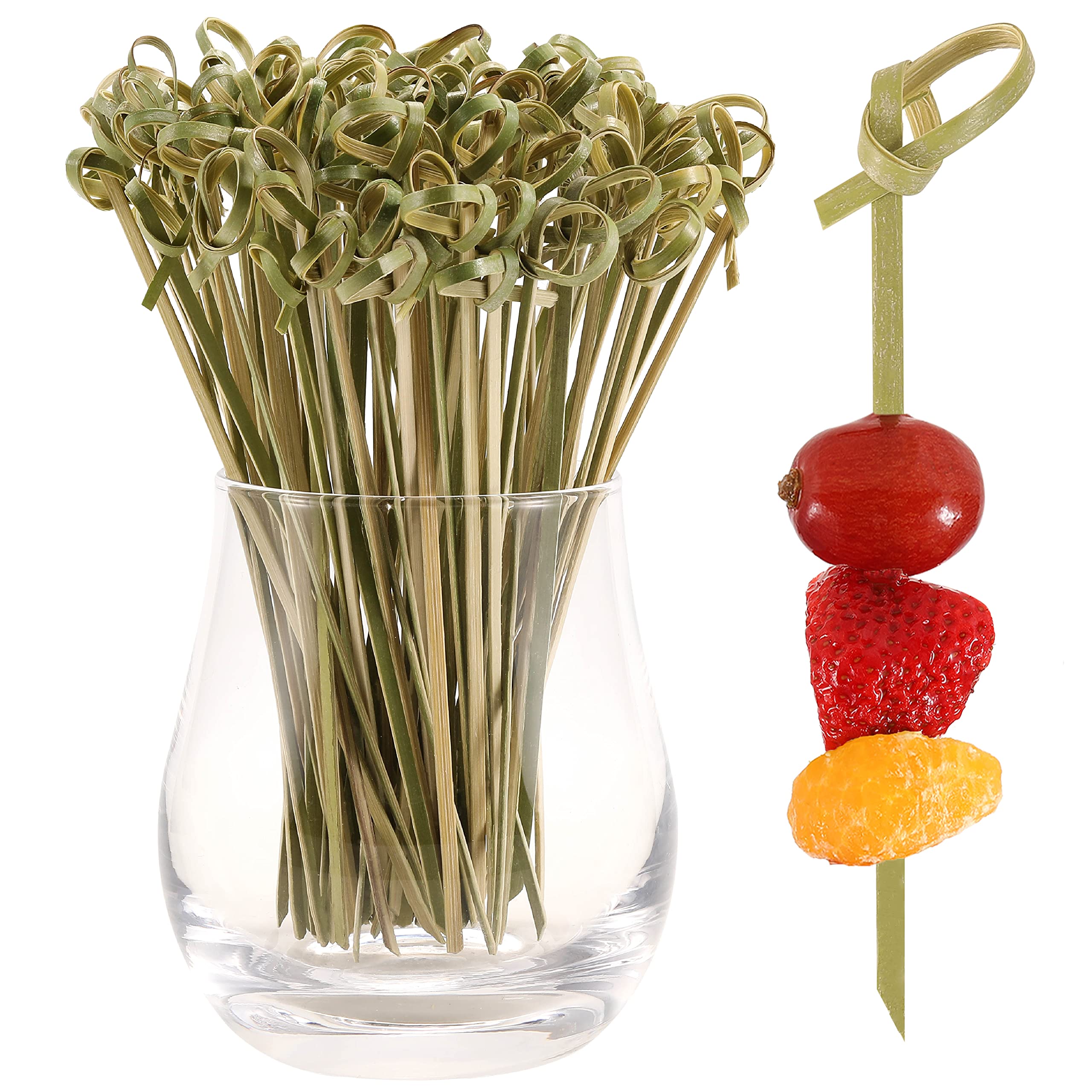 200 PCS Cocktail Picks, Fancy Toothpicks for Appetizers, Mini Food Sticks | Natu