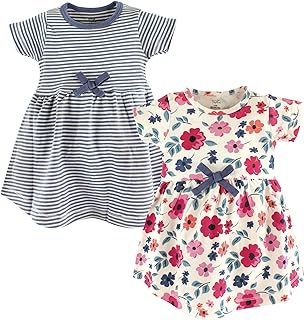 Touched by Nature Girls, Toddler, Baby and Womens Organic Cotton Short-Sleeve and Long-Sleeve Dresses