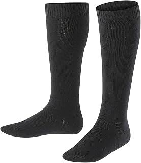FALKE Unisex Kids Comfort Wool Knee-High Socks Breathable Climate-Regulating Odour-Neutralising Thick Warm Hard-Wearing Inner Layer Soft On Skin For Everyday Life And School 1 Pair
