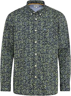 camel active Men's Long-Sleeved Shirt with All-Over Print