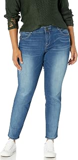 Democracy Plus Size Ab Solution Straight Leg Jean Women's Jeans