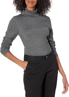 Amazon Essentials Women's Slim Fit Lightweight Classic Fit Long Sleeve Pullover with Crew Neck