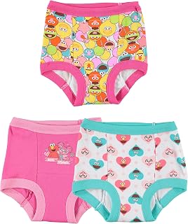 Sesame Street Unisex Toddler Potty Training Pants with Elmo, Cookie Monster and Big Bird with Stickers &amp; Success Chart