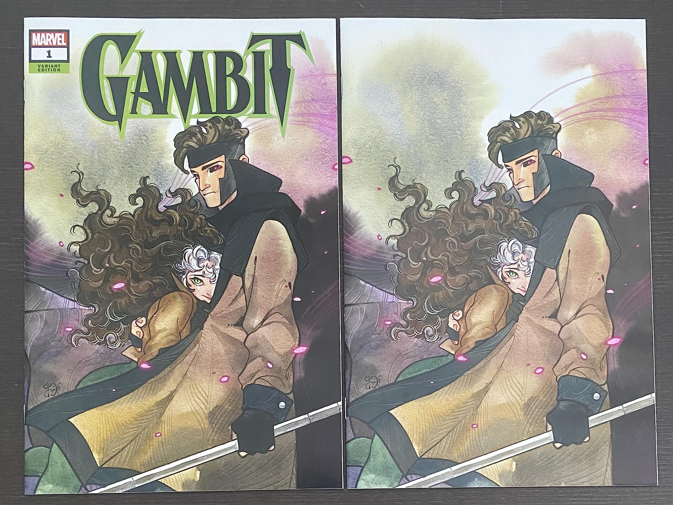 Gambit Rogue #1 Peach Momoko Trade and Virgin Variant Comic Book Set in NM Condi