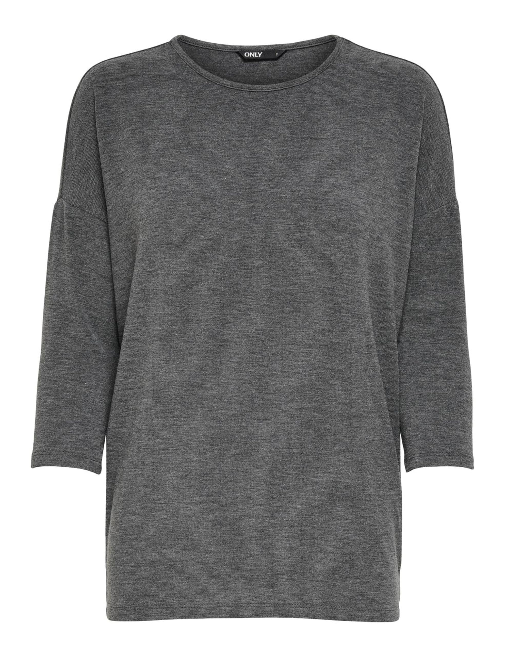 ONLY ONLGLAMOUR Slim 3/4 Sleeve Stretch Round Knit Sweater