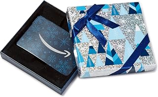 Amazon.ca Gift Card for any amount in a Blue and Silver Trees Box