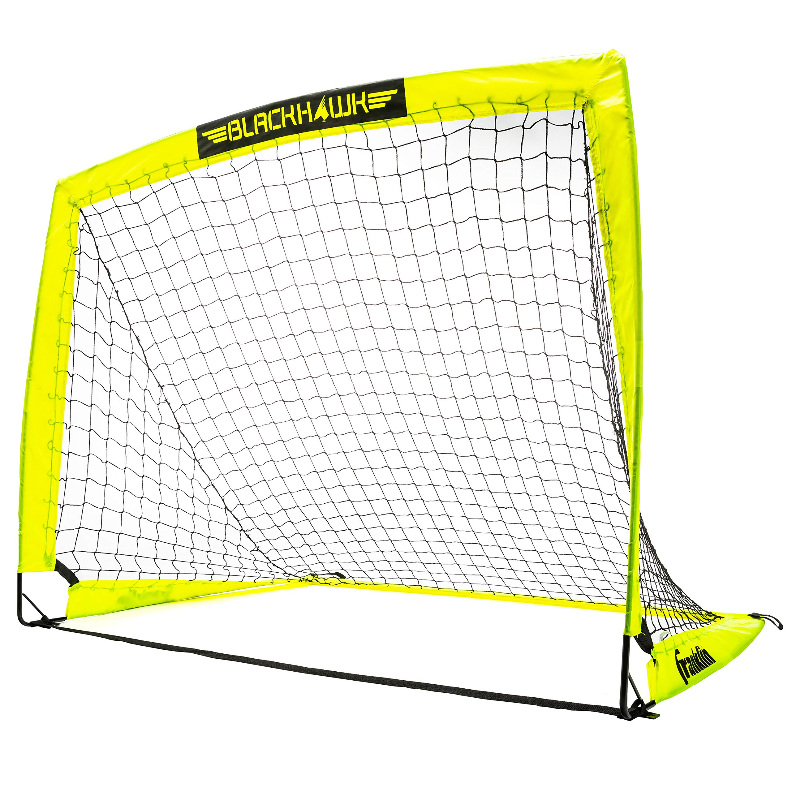 Franklin Sports Blackhawk Backyard Soccer Goal - Portable Pop Up Soccer Nets - Y