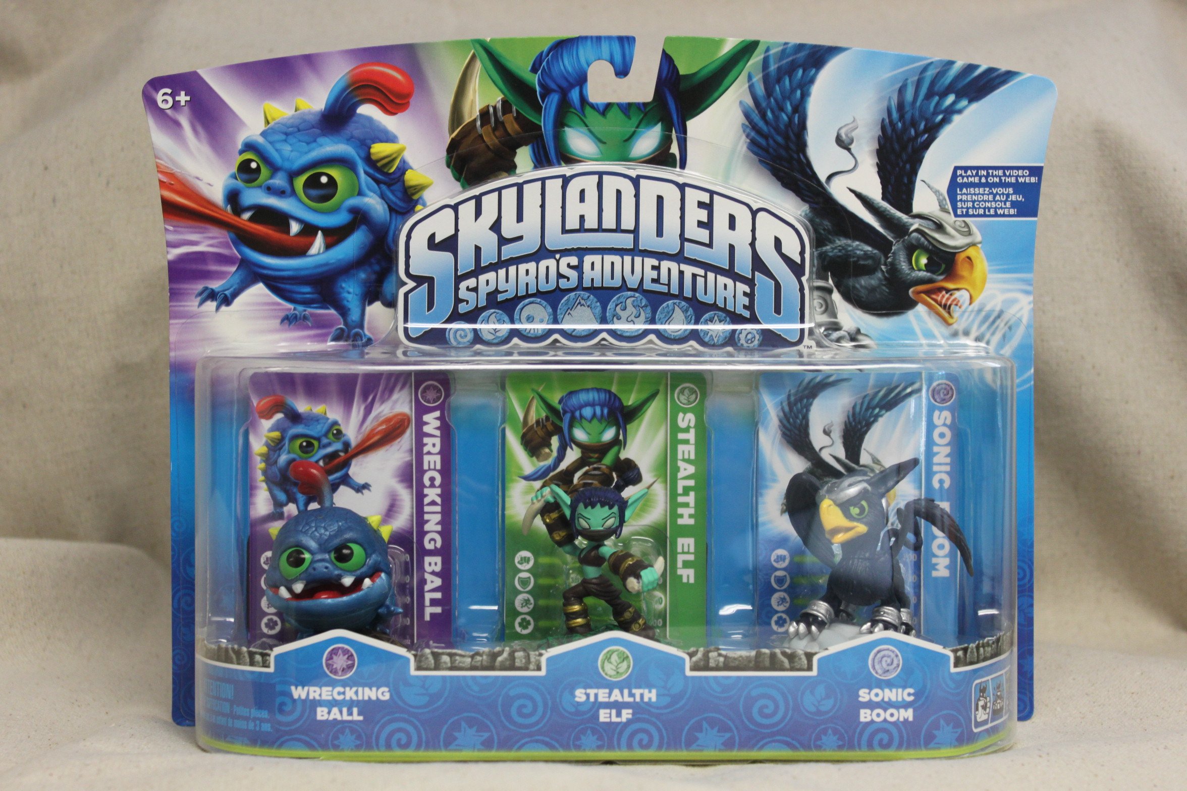 Skylanders Spyro's Adventure Adventure Pack [Wrecking Ball, Stealth Elf, Sonic B