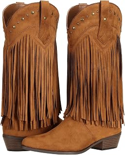 SheSole Women's Cowboy Boots Fringe Western Boots