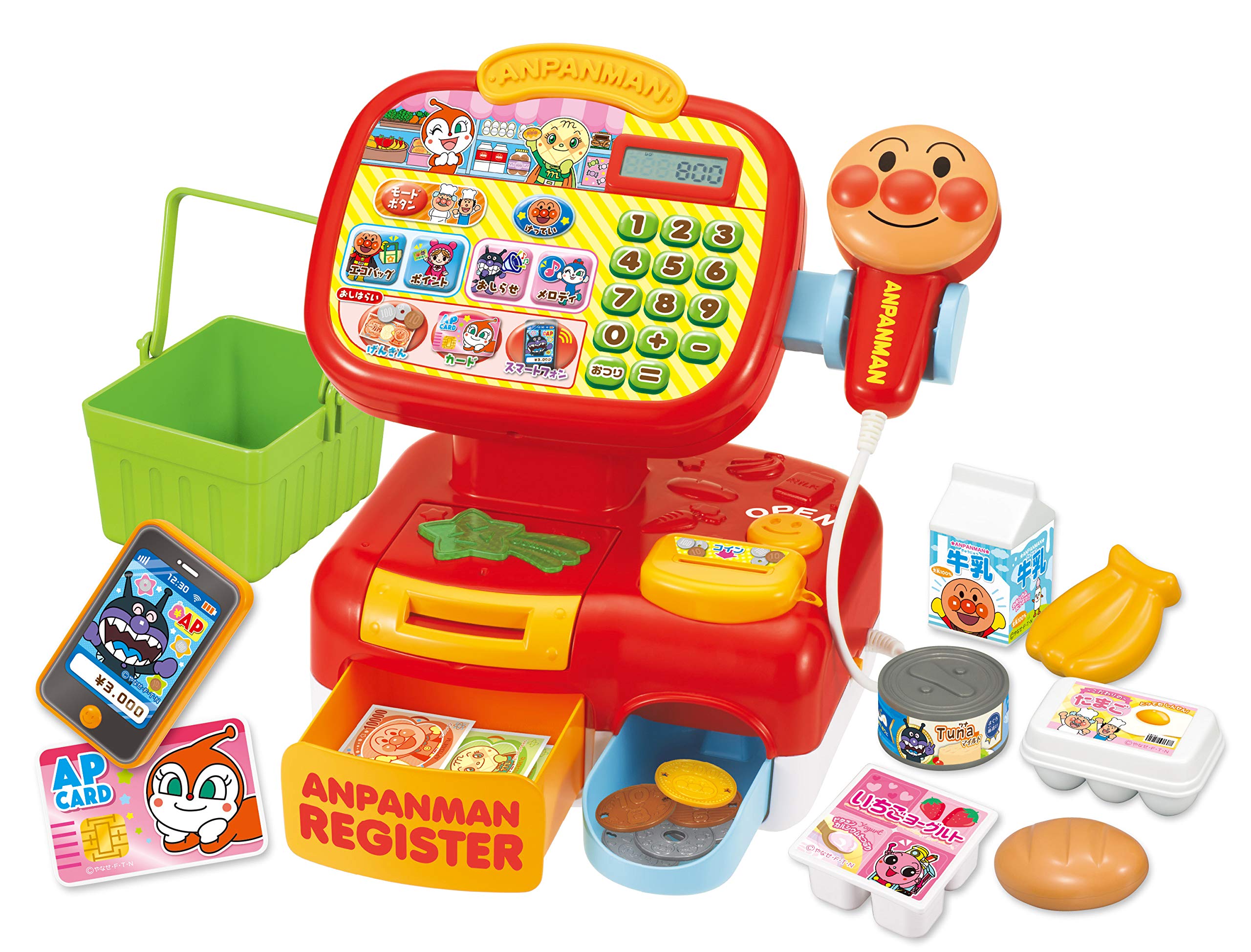 SEGA FAVE Anpanman Osatsu Sui Sui! Self Pipi Anpanman Register