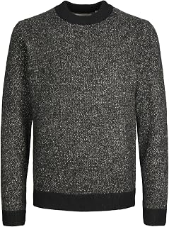 JACK & JONES Jcospace Men's Knit Mock Neck SN Knitted Sweater