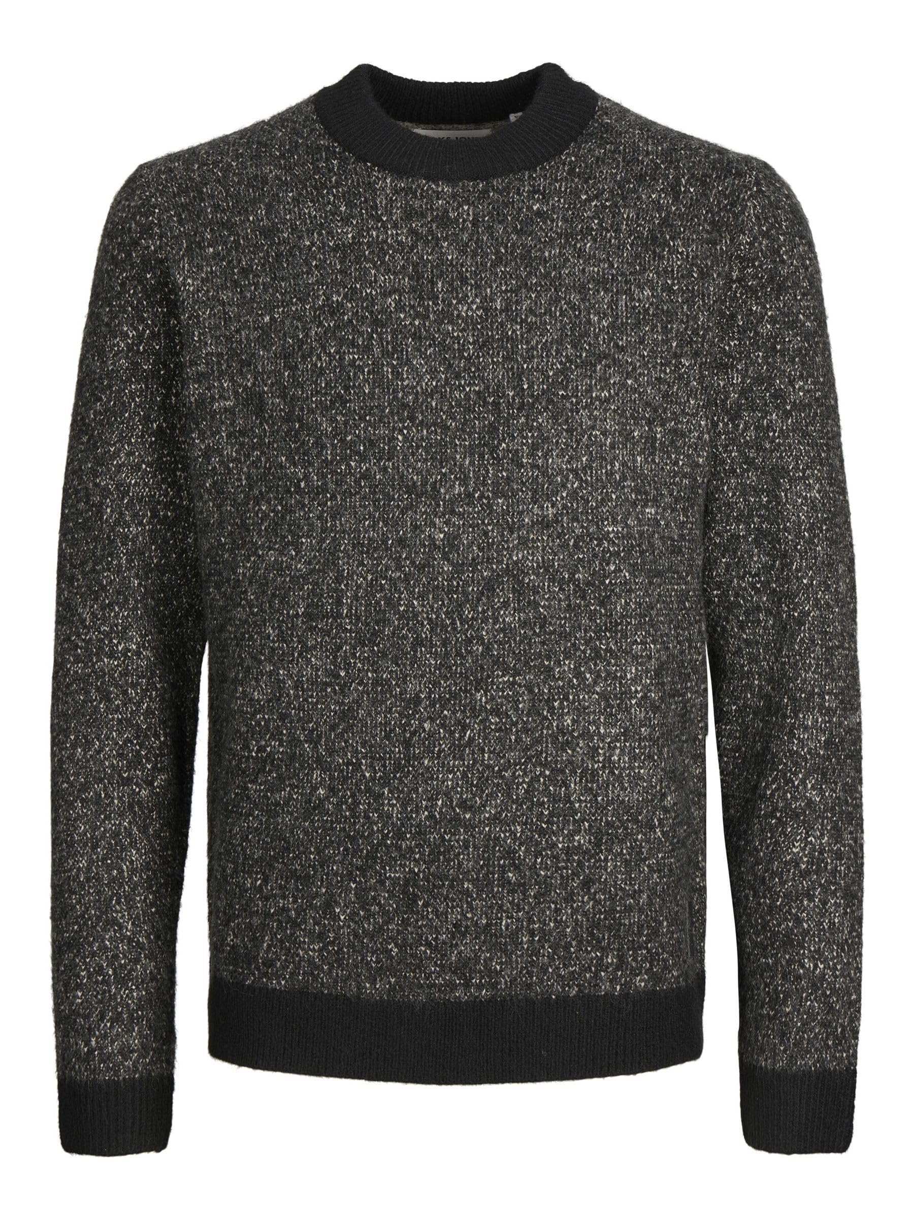 JACK & JONES Jcospace Men's Knit Mock Neck SN Knitted Sweater