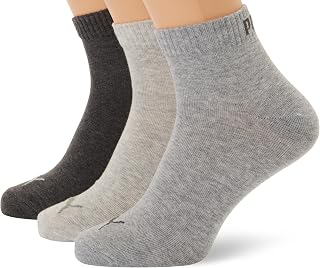 PUMA Unisex Quarter Plain Socks Unisex Adult (Pack of 5)