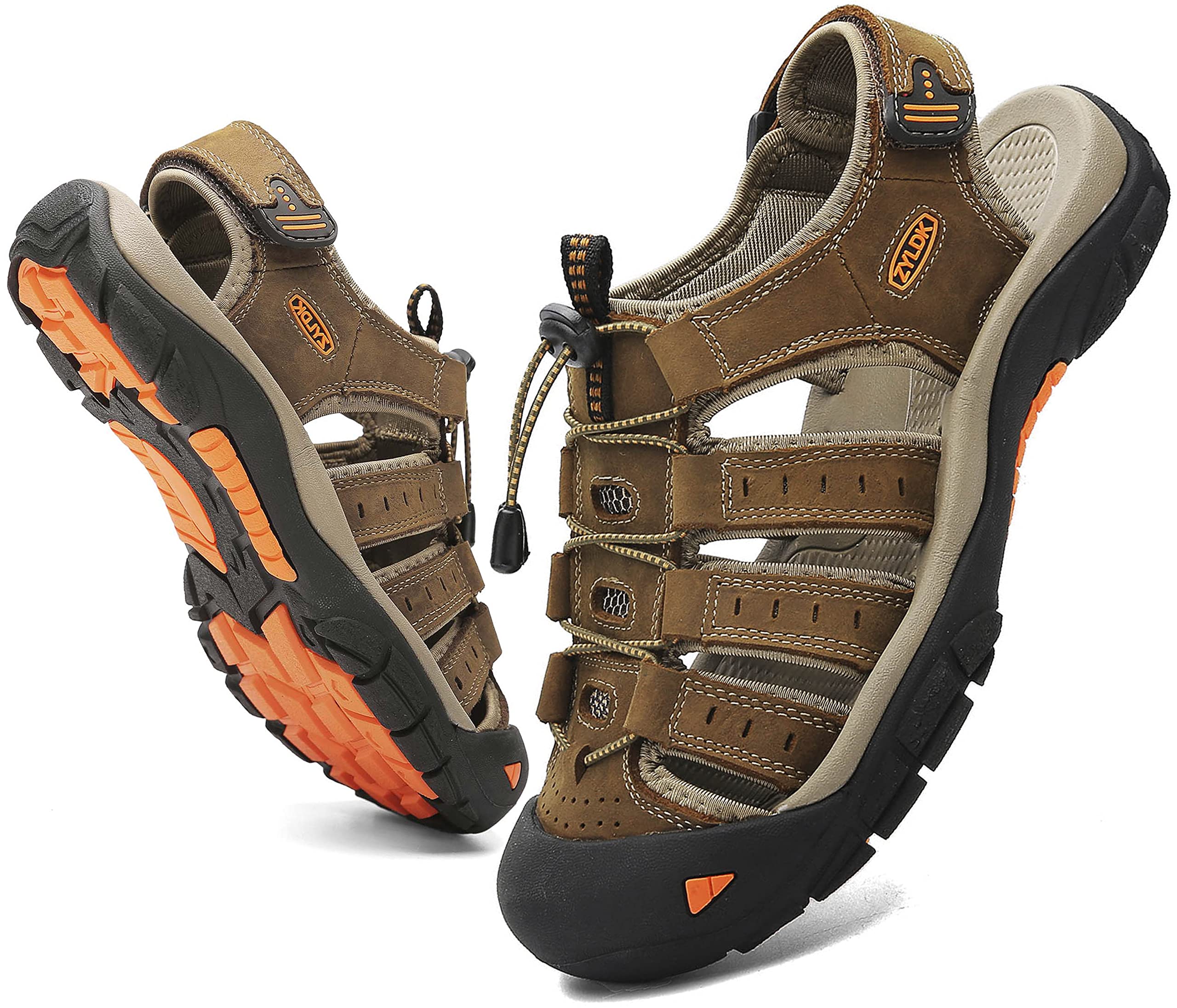 Men's Sports Sandals Summer Outdoor Leather Breathable Beach Outdoor Sports Sand