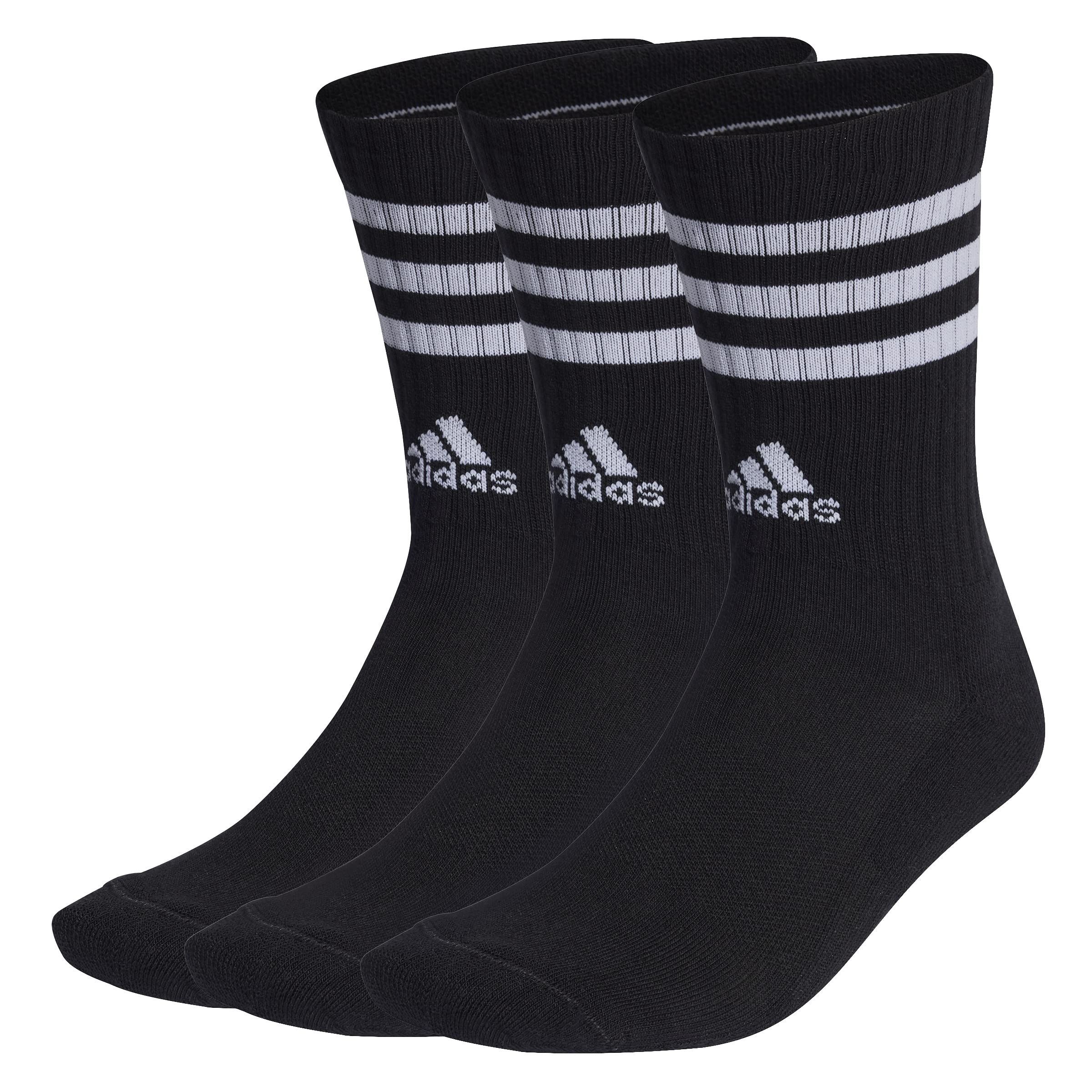 adidas Unisex Quilted Socks 3-Stripes (3 Pairs)
