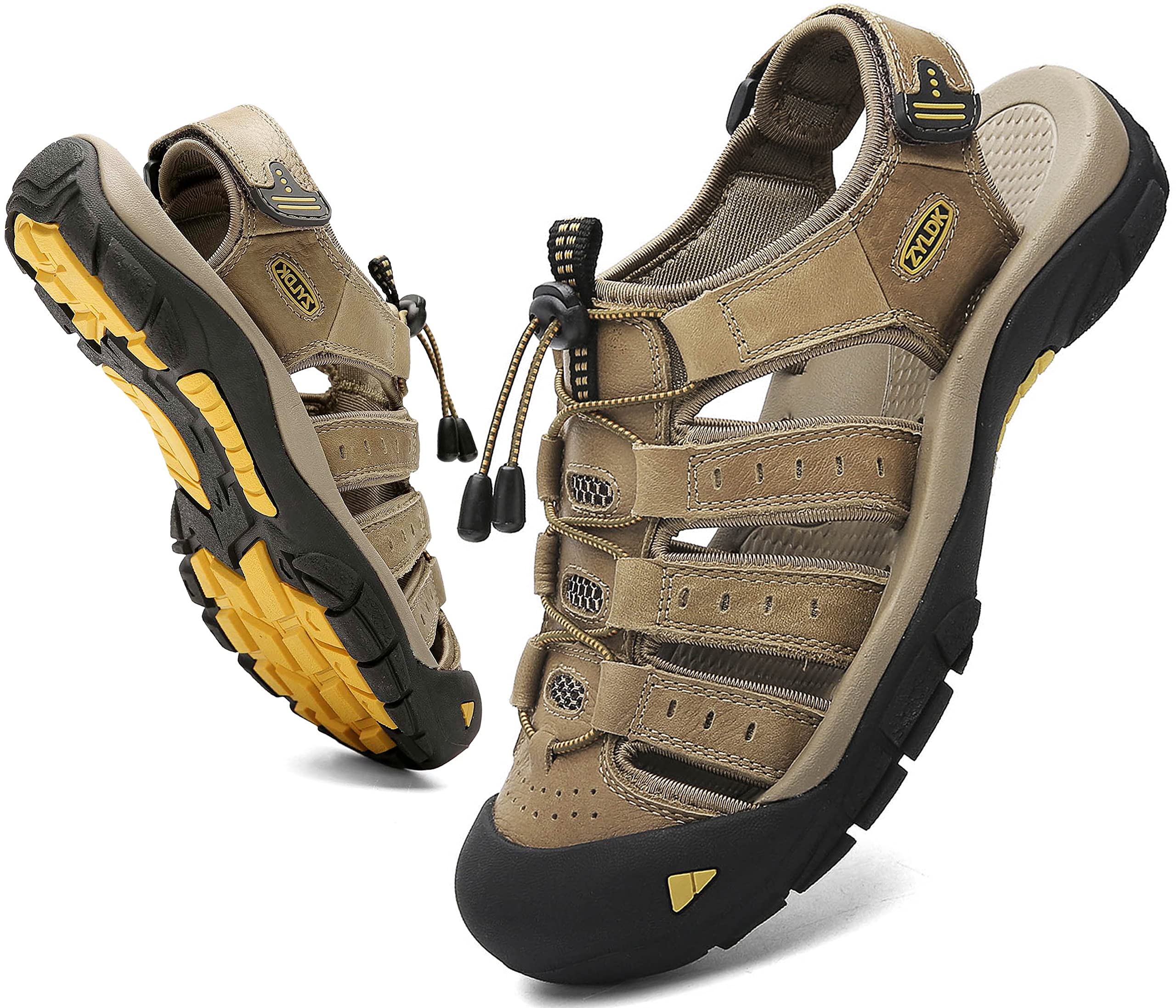 Men's Sports Sandals Summer Outdoor Leather Breathable Beach Outdoor Sports Sand