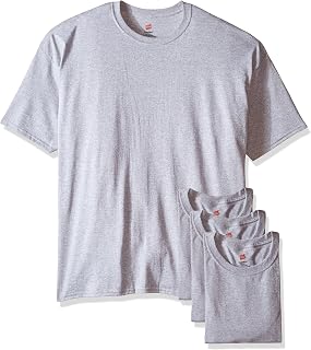 Hanes mensO51704Men's EcoSmart T-Shirt (Pack of 4) Short Sleeve Shirt