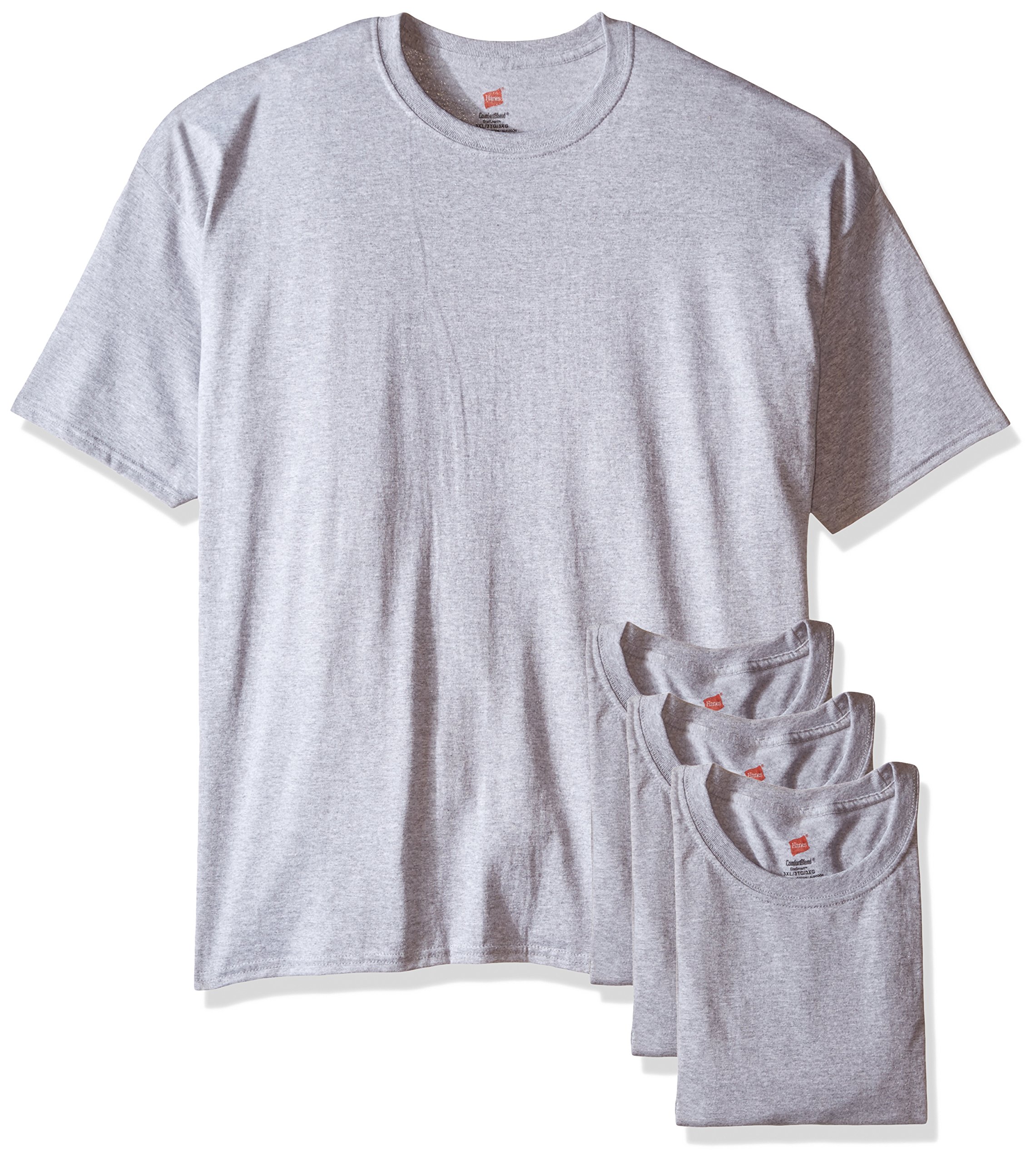 Hanes mensO51704Men's EcoSmart T-Shirt (Pack of 4) Short Sleeve Shirt