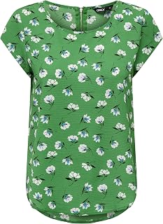 ONLY Onlvic S/S Solid Top Noos Women's Blouse (Pack of 1)