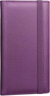 Yarnic Checkbook Cover for Personal Checkbook Holder with Pen Holder