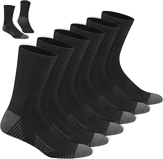 NAVYSPORT Mens Cotton Sports Socks 6 Pairs Pack