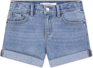 Levi's Kids Girl's Girlfriend Fit Shorty Shorts (Big Kids)