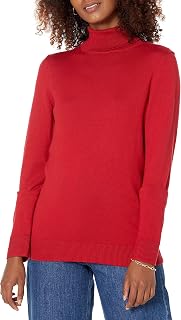 Amazon Essentials Women's Slim-Fit Lightweight Long-Sleeve Turtleneck Jumper